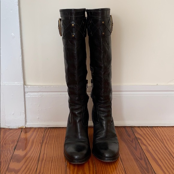 Coach Leather Boots - Picture 1 of 5